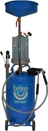 BRANN Установка для слива и откачки масла 80 л, предкамера BRO-6927